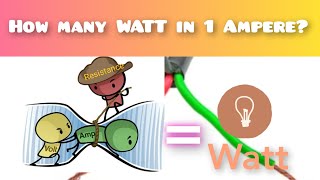 1एम्पीयर में कितने वॉट होते हैं। | How many WATT in 1 Ampere - Electrical Question and Answer