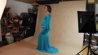 Making Of Babybauch Fotoshooting im Studio