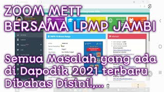 Semua Masalah Pada Dapodik 2021 terbaru dibahas disini!,...