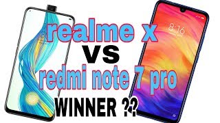 Realme x vs redmi note 7 Pro speed test and camera comparison / Krrish tech