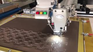 PROGRAMMABLE SEWING MACHINE FOR AUTOMOTIVE MARINE AND AEROSPACE UPHOLSTRY- CAR SEAT FURNITURE