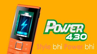 Itel Power 430 | Аккумулятор емкостью 2500 мАч и высококачественная кожаная отделка