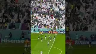 هدف سالم الدوسري في الارجنتين من المدرج #كاس_العالم 2022