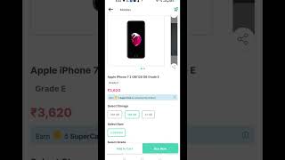 iPhone 7 oder from cashify super sale Grade E #unboxingarmy