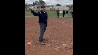 Umpire A-Position Ball Outfield Mechanic