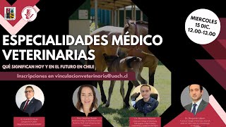 Especialidades Médico Veterinarias - Conversatorio Facultad Ciencias Veterinarias UACh 2021