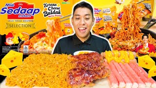 LAYAN WEH! MIE SEDAP KOREAN CHEESE BULDAK NI...Mukbang Asmr