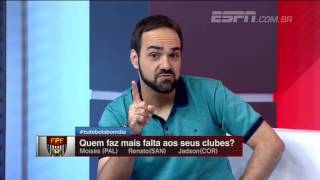 Moisés do Palmeiras, Renato do Santos,Jadson do Corinthians.Quem faz mais falta?