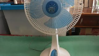 (340 Subsribers special) 12" Miyako desk fan with Miyako TJR-101 Mark badge