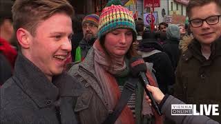 Großdemo gegen Regierung in Wien