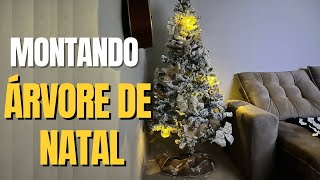 MONTEI A ÁRVORE DE NATAL | EFEITO NEVE E MINIMALISTA