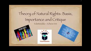 Theory of Natural Rights | Concept of Human Rights | Lecture 4 | Political Theory by EduMandala