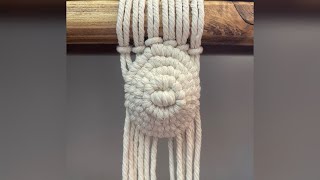 DIY Macrame Tutorial_ Circle Pattern Using Double Half Hitch Knot