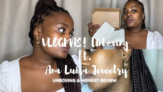 Vlogmas 4: #analuisany | Unboxing Jewellery ft Ana Luisa!| Sustainable jewellery| #paidpromotions