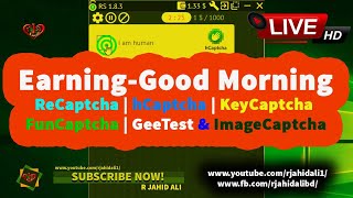 Morning Earning Proof ➜ hCaptcha | reCaptcha | FunCaptcha  ➜Online Data Entry