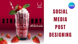 Social Media Post Designing with Canva #graphicdesigntutorial #canvatutorial #socialmediamarketing