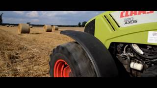 ★Zbieranie Balotów★ Claas Axos 320 cx & Farmer F-8244 C2★