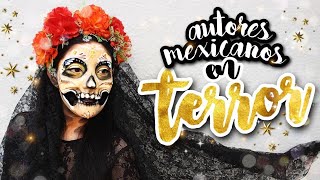 Autores mexicanos de terror y una catrina | Andrea Moreno