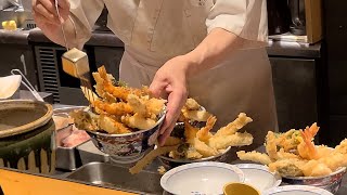 京都最超值平價天丼！人生必吃天丼排名第一！探索築地市場新鮮海膽｜Best Japanese Food in the World｜#JohnnyFoodieTravel