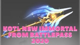 MY FRIEND GAVE ME IMMORTAL BATTLE PASS 2020 KEEPER OF THE LIGHT, BEAUTIFUL! (DOTA 2)