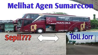 Melihat Suasana Agen Bus Po.Shantika Sumarecon Bekasi Dan Tol Jor Kalimalang || Masih Sepi???