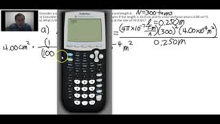 Solenoid Inductance & Self-Inductance Sample Problem