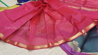 Mangalagiri Handloom Pattu Sarees Latest  collections