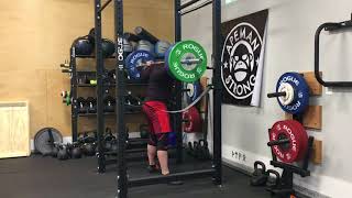 1/17/18 Squat (Pin-Full) 275x4 @8.5 ws 2/6