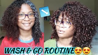 MY BEST WASH AND GO ROUTINE FOR MOISTURIZED & DEFINED NATURAL HAIR