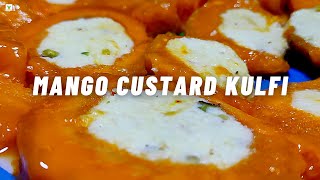 Mango Custard Kulfi #Vegwonderland #Mango #kulfi