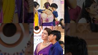 Yug Devgan Sweety Praying With Mom Kajol At Durga Puja 2024