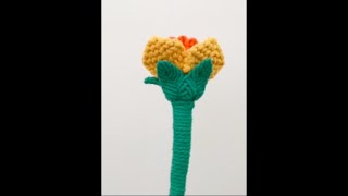 Macrame Yellow Daffodils Tutorial!!