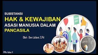 SUBSTANSI HAK DAN KEWAJIBAN ASASI MANUSIA DALAM PANCASILA || PPKN KELAS 11