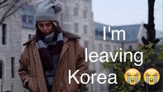 I'm leaving Korea!!!!!!!!;((