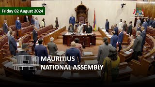 LIVE: Parliamentary Sitting - Friday 02 August 2024