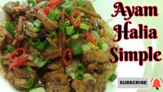 Resepi Ayam Masak Halia Mudah | Simple