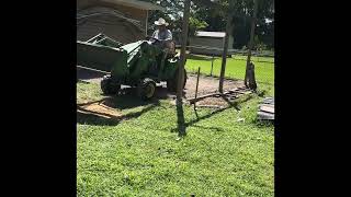 Leveling Out The Pad For The Greenhouse