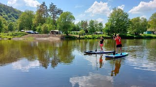 Paddleboarding Roztoky - vítání nových kamarádů