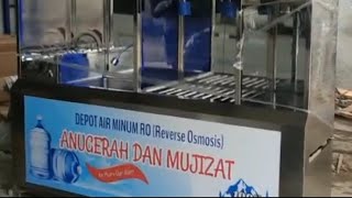 Pusat Perakitan & Penjualan Mesin Depot Air Minum RO 2000 GPD Full Stainless #usaha