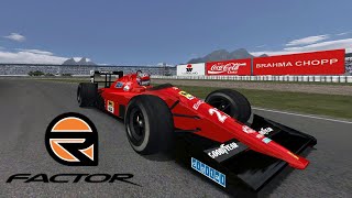 F1 1989 in rFactor | Autódromo de Jacarepaguá with X360 Controller