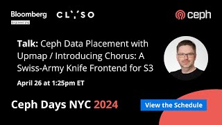 Ceph Data Placement with Upmap / Introducing Chorus | Ceph Days NYC 2024