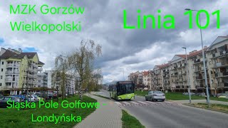 MZK Gorzów Wielkopolski, linia 101 - Solaris Urbino 12 IV #633