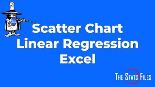 How to make a Scatter Chart for Linear Regression using the Excel Data Analytics Tool