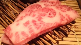 €250 ($285) worth of Wagyu/Kobe Beef , the most expensive meat in the world. Tokyo - Japan