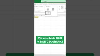 Trovare velocemente i dati geografici in Excel