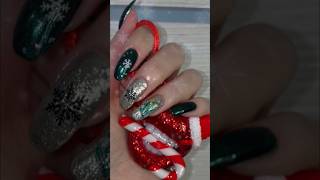 Новогодний Дизайн🎄 Обычный лак. #обычныйлак #nailsart #маникюр