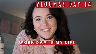 VLOGMAS DAY 14| WORK DAY IN MY LIFE| MAKING SUSHI IN A BOWL| LITERALLY LYDIA