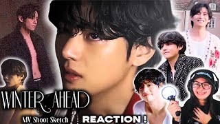 V ‘Winter Ahead (with PARK HYO SHIN)’ MV Shoot Sketch Reaction ARMYMOO Reacts For The First Time!