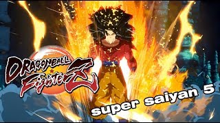 Dragon Ball FighterZ Goku Super Saiyan 5 Mods gameplay