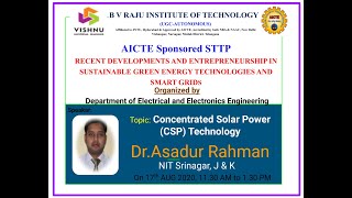 Concentrated Solar Power (CSP) Technology # PV Technology-PART-2